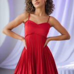 Zinota Primuam Red One Pice Dress