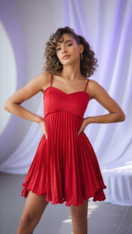 Zinota Primuam Red One Pice Dress