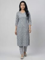 Zinora Women Cotton Rayon Kurti Pant Set - Image 2