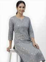 Zinora Women Cotton Rayon Kurti Pant Set - Image 6