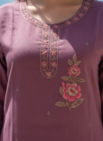 Zinora Women Embroidered Kurti Pant Set - Image 3