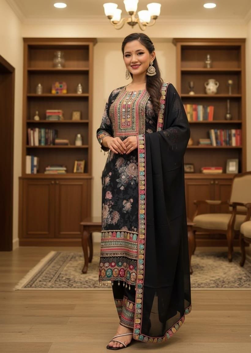 WhatsAppImage2026-02-07at3.27.20PM Zinora Women Pakistani Suit with Original Mirror Hand Work | Festive Party Wear Salwar Set with Dupatta - Image 1