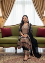 Zinora Women Pakistani Suit with Original Mirror Hand Work | Festive Party Wear Salwar Set with Dupatta - Image 3