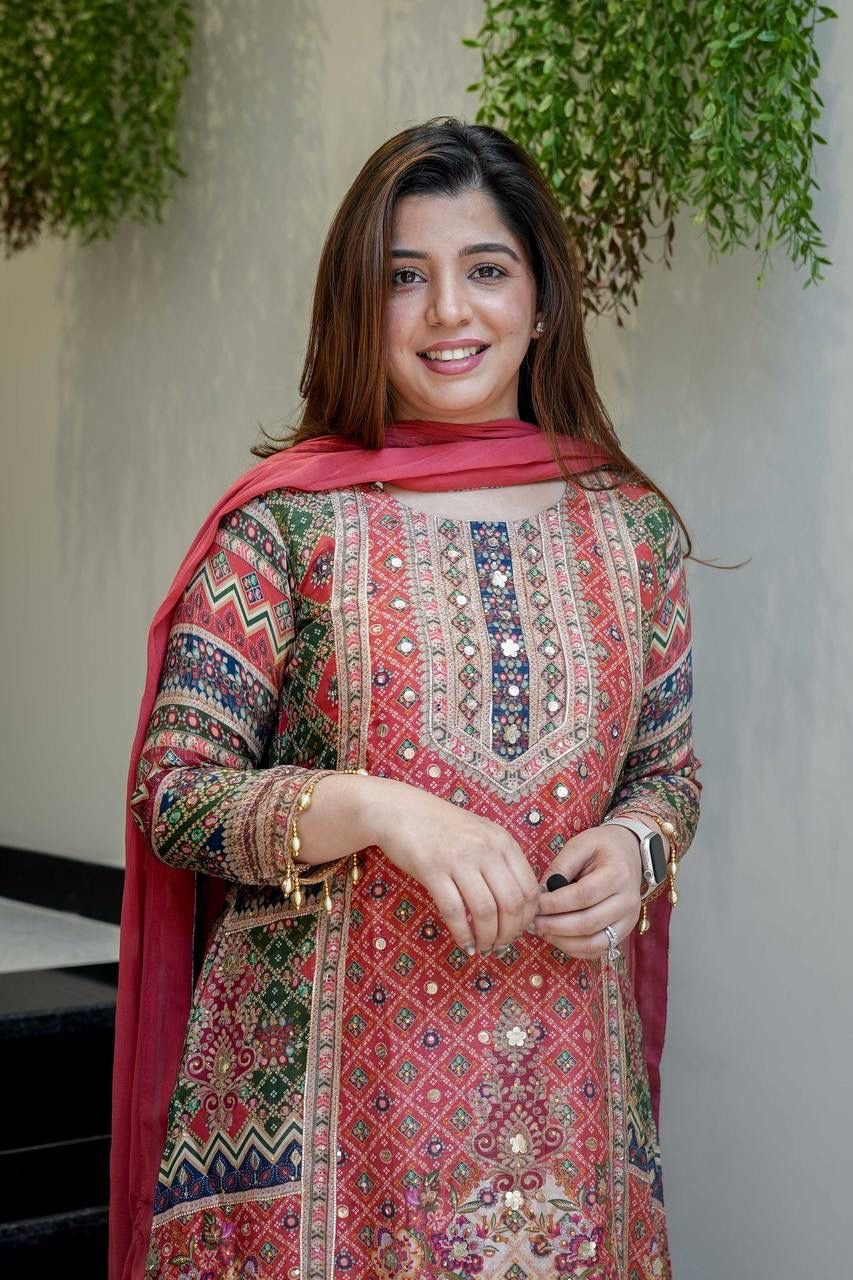 WhatsAppImage2026-02-07at5.55.48PM Zinora Women’s 3 Piece Fancy Printed A-Line Kurti Set with Palazzo & Dupatta - Image 1