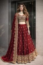 Premium Designer Party Wear Lehenga Choli Set with Dupatta – Wedding & Festive Collection - Image 8