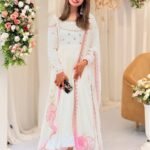 Premium Designer Party Wear Embroidered Gown with Dupatta – Fully Stitched Ready to Wear