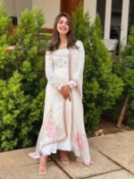 Premium Designer Party Wear Embroidered Gown with Dupatta – Fully Stitched Ready to Wear - Image 3