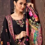 Zinora Designer Faux Georgette Digital Print Salwar Suit with Mirror Work Dupatta
