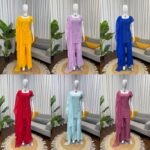 ZINORA Designer Yellow 3 Piece Ethnic Set with Sequins Work | Faux Georgette Kurti Palazzo Dupatta - Image 9