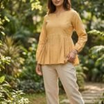 Zinora Linen Cotton Top Pant Set for Women – Stylish Summer Casual Wear