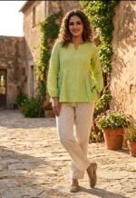 Zinora Linen Cotton Top Pant Set for Women – Stylish Summer Casual Wear - Image 7