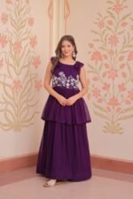 Zinora Designer Embroidered Gown for Women – Faux Blooming Fabric | Party & Festive Wear - Image 9