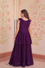 Zinora Designer Embroidered Gown for Women – Faux Blooming Fabric | Party & Festive Wear - Image 12