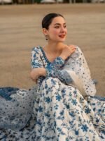 Zinora Premium Anarkali Set for Women – Georgette Embroidered Party Wear with Dupatta - Image 2