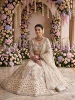 Zinora Premium Soft Net Lehenga for Women – 4 Meter Flare Sequins Embroidered Wedding & Bridal Wear - Image 6