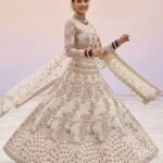 Zinora Premium Soft Net Lehenga for Women – 4 Meter Flare Sequins Embroidered Wedding & Bridal Wear