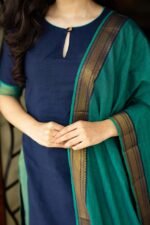 Zinora Pure Banarasi Suit Set for Women – Festive Wear with Chanderi Dupatta - Image 10