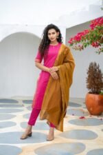 Zinora Pure Banarasi Suit Set for Women – Festive Wear with Chanderi Dupatta - Image 6