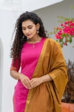 Zinora Pure Banarasi Suit Set for Women – Festive Wear with Chanderi Dupatta - Image 4