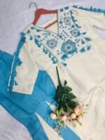 Zinora Women’s Heavy Rayon Co-Ord Set with Embroidery Work – Stylish Casual & Party Wear - Image 8