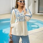 Zinora Women’s Heavy Rayon Co-Ord Set with Embroidery Work – Stylish Casual & Party Wear