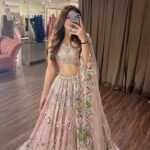 Zinora Real Mirror Embroidery Lehenga for Women – 4 Meter Flare Sequins Wedding & Festive Wear - Image 9