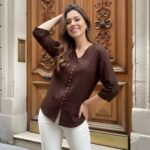 Zinora Women’s Cotton Tunic Top – Solid Casual Wear